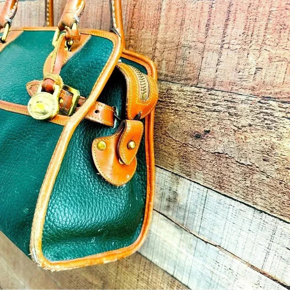 Dooney & Bourke Vintage Leather Satchel/Shoulder Bag - Picture 3 of 10